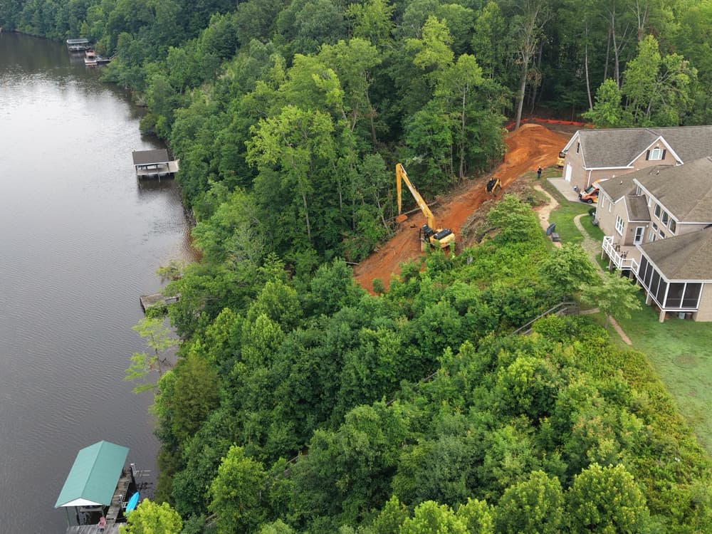 Slope Washout Remediation Along a New Kent County Waterway image