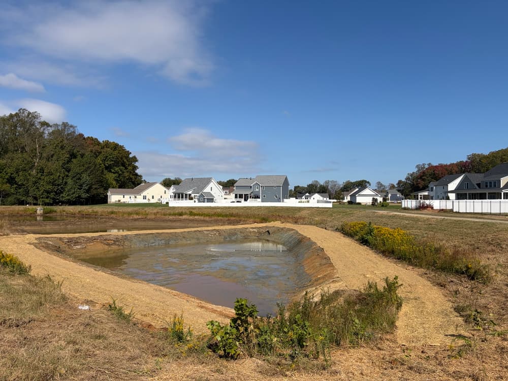 BMP Forebay Silt Removal and Regrading in Poquoson image