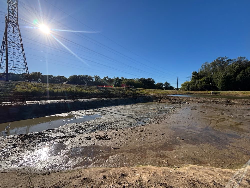Gallery photos for BMP Forebay Silt Removal and Regrading in Poquoson: Image #2