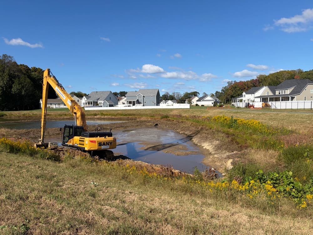 Gallery photos for BMP Forebay Silt Removal and Regrading in Poquoson: Image #3
