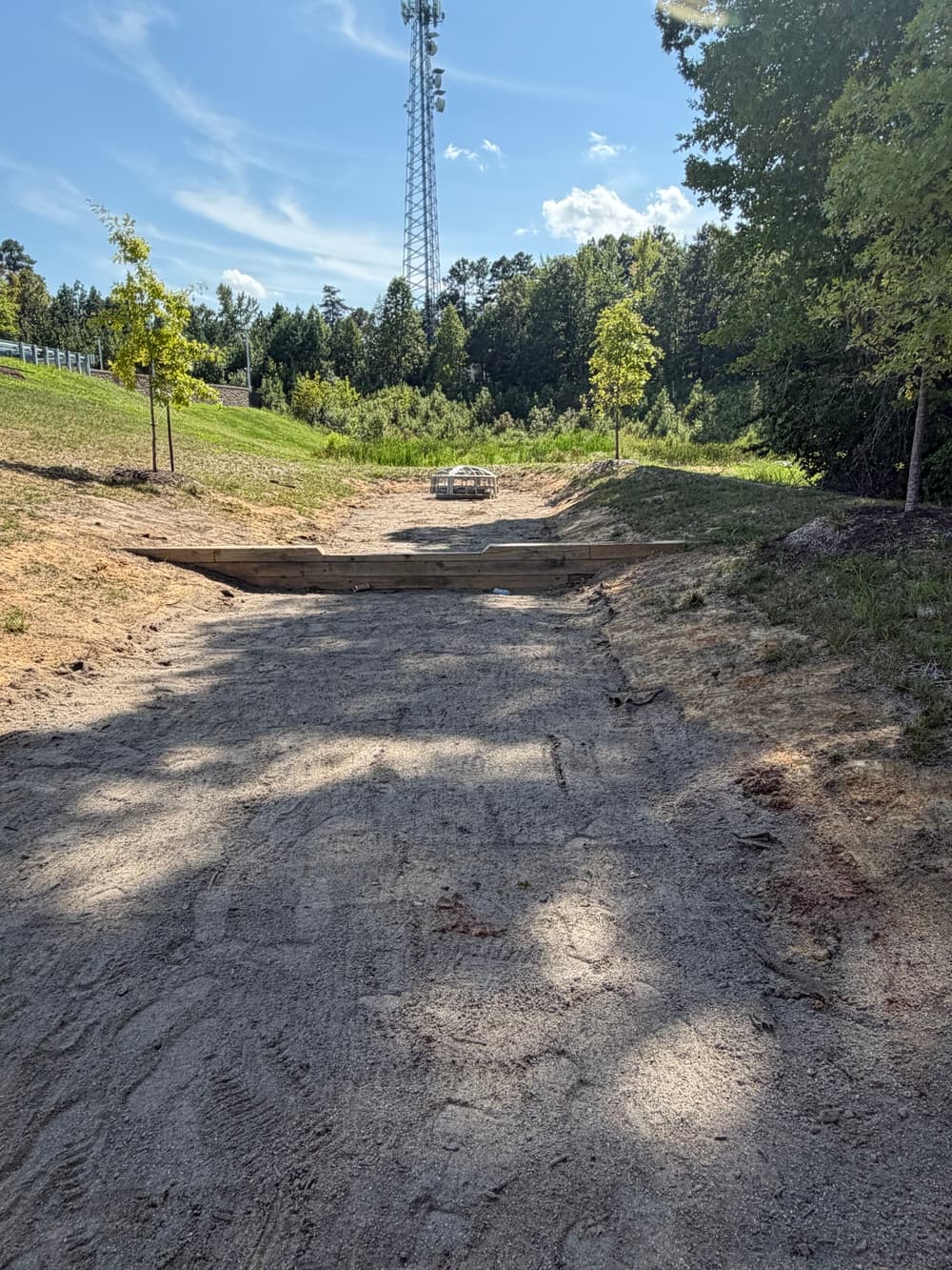 Gallery photos for Dry Swale Regraded and Check Dams Reinstalled in New Kent County: Image #2
